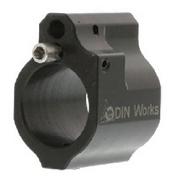 Picture of Odin Works AR 15 Parts - Adjustable Gas Block, Low Profile, .750 Barrel, Carbon Steel, Nitride, 20 Adjustment, Inconel Adjustment Screw and Spring