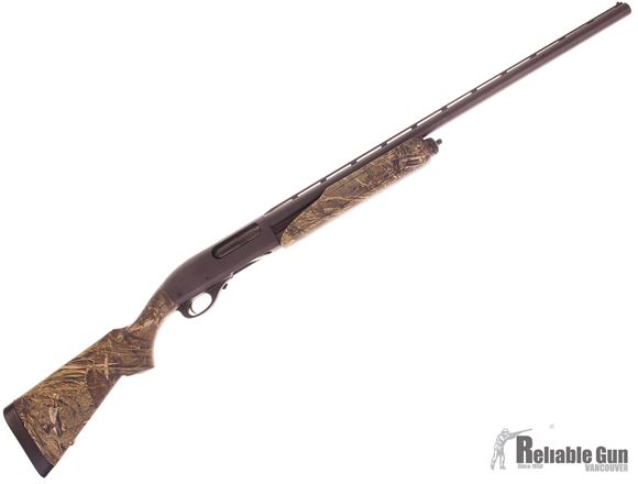 Picture of Used Remington Model 870 Express Super Magnum Waterfowl Camo Pump Action Shotgun - 12Ga, 3-1/2", 28", Vented Rib, Mossy Oak Duck Blind, Synthetic Stock, Very Good Condition