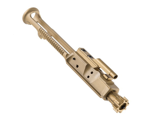 Picture of Brownells AR-15 Parts - Light Weight M16 Bolt Carrier Group (BCG), 5.56mm/223 Rem/300 Blk, 8.2 Oz, TiN Gold