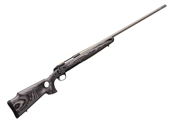 Picture of Browning X-Bolt Eclipse Hunter Bolt Action Rifle - 30-06 SPRG, 24", Sporter Contour, Matte Stainless, Satin Laminate Thumbhole Grip Stock w/Monte Carlo Cheekpiece, 4rds, Adjustable Feather Trigger
