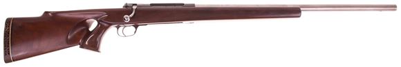 Picture of Used Schultz & Larsen M60 Custom Bolt Rifle, 7mm STW, Single Shot, 25'' Heavy Krieger Barrel, Thumbhole Stock, Good Condition