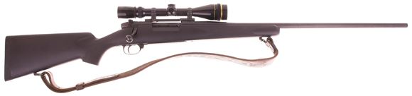 Picture of Used Weatherby Mark V Bolt-Action 7mm Wby Mag, 26" Barrel, With Leupold Vari-X III 3.5-10x Scope, Pacific Research Stock, Very Good Condition
