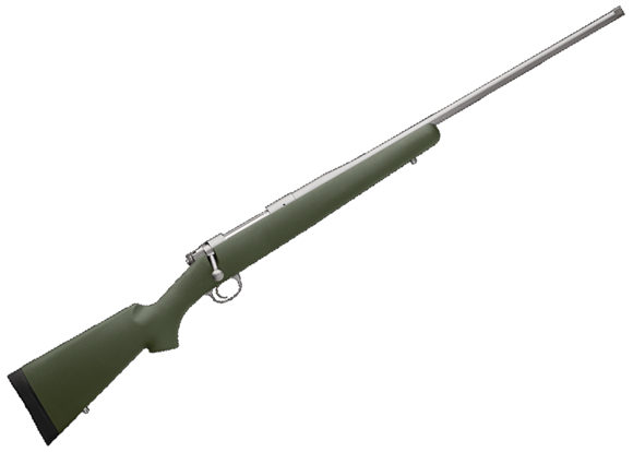 Picture of Kimber Model 84L Montana Bolt Action Rifle - 280 Ackley Improved, 24", Sporter Contour, Satin Satinless Steel, Moss Green Carbon Fiber Stock, 4rds, Adjustable Trigger, Mauser Claw, 3-Position Model 70-Type Safety