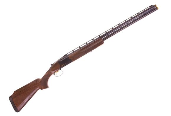 Picture of Used Browning Citori CXT (Trap) ADJ Over/Under Shotgun - 12Ga, 3", 30", Ported, Lightweight Profile, High Post Vented Rib, High Polished Blued, High Polished Blued Steel Receiver, Gloss Grade II Adjustable Stock American Walnut,  Ivory Bead Front & Mid-B