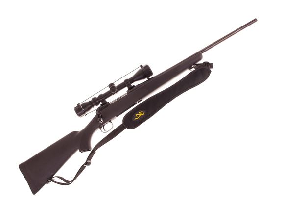 Picture of Used Savage Model 11 Bolt Action Rifle, 243 Win, 22'' Barrel, Black Synthetic Stock, Bushnell 3-9x40 Scope, 1 Magazine, Sling, Very Good Condition