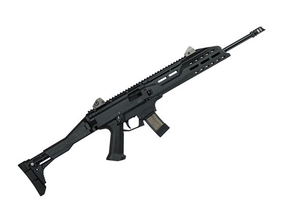 Picture of CZ Scorpion Evo 3 S1 Carbine Semi Auto Carbine - 9mm, 18.6" Factory Barrel, Muzzle Brake, 5rds, Black, Non Restricted