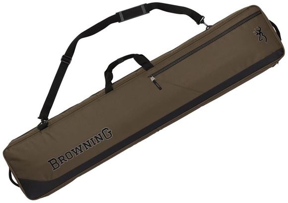 Picture of Browning Gun Cases, Flexible Gun Cases - Marksman Scoped Rifle Case, 50", Olive/Black, Heavy Duty Nylon Ripstop, Brushed Tricot Lining, Web Handle