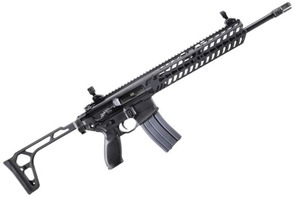 Picture of SIG Sauer Semi Auto Rifle - SIG MCX, 5.56x45, 16", Keymod Carbine Handguard, Thin Folding Stock, 5rds, BLK