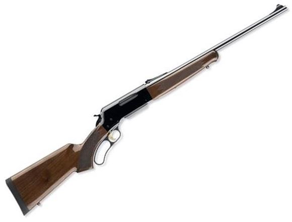 Picture of Browning BLR Lightweight w/Pistol Grip Lever Action Rifle - 308 Win, 20", Sporter Contour, Polished Blued, Polished Black Aluminum Alloy Receiver, Gloss Grade I Black Walnut Stock w/Checkered Pistol Grip & Schnabel Forearm, 4rds, Brass Bead Front & Fully