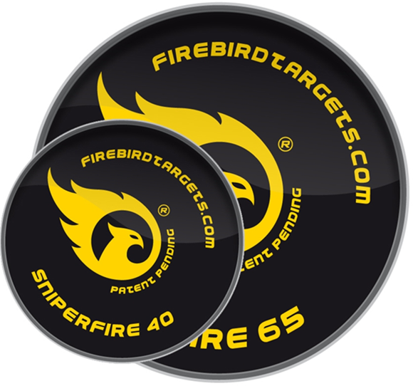 Picture of Firebird Exploding Targets, For Live Firing Weapons - SniperFire 65mm Reactive Targets, 10-Pack