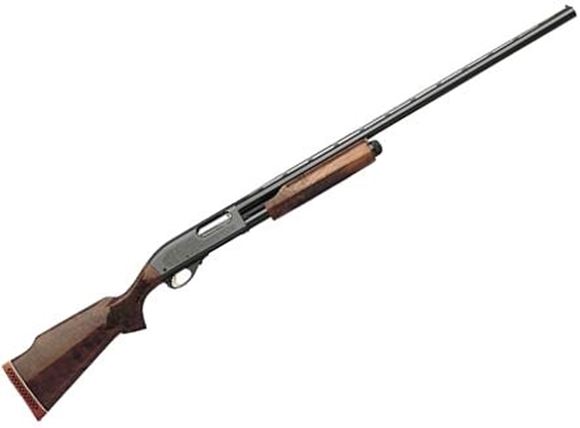 Picture of Remington Model 870 Wingmaster Classic Trap Pump Action Shotgun - 12Ga, 2-3/4", 30", Light Contour, Vented Rib, High Polish Blued, Semi-Fancy American Walnut Monte Carlo Stock, 4rds, Twin Bead, Special Rem Choke (Mid Handicap, Singles, Long Handicap)