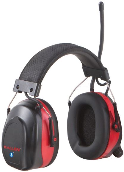 Picture of Allen Safety, Ear Protection - Eshotwave Bluetooth Muff, 3AAA Batteries(Not Included), NRR 25dB, Black
