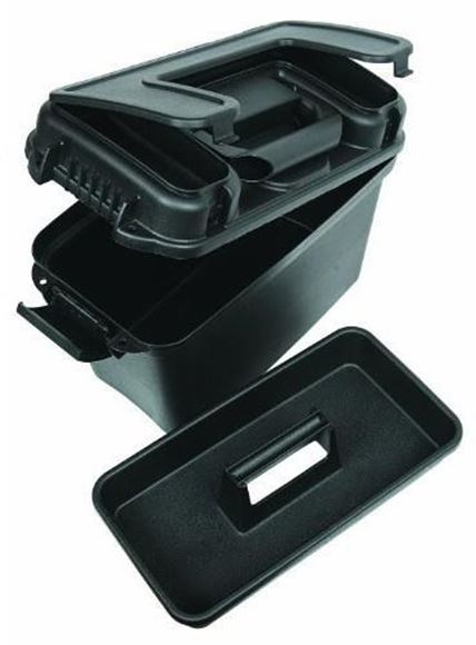 Picture of Allen Shooting Accessories, Shell Holders - Dry Box, Black, 14"x7"x10", Lockable, Waterproof Sealed Lid