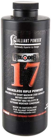 Picture of Alliant Smokeless Rifle Powder - Reloader 17, 1lb