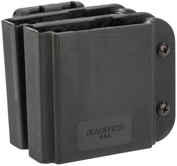 Picture of Blade-Tech Revolution AR Magazine Pouches, Revolution AR-15/M4 Double Mag Pouches - Tek-Lok, Mag Vertical, Black, Right Hand