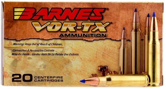 Picture of Barnes VOR-TX Premium Hunting Rifle Ammo - 300 Win Mag, 165Gr, TTSX BT, 200rds case