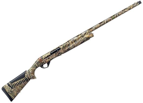 Picture of Benelli Super Black Eagle III Semi-Auto Shotgun - 12Ga, 3.5", 28", Vented Rib, Realtree Max-5 Camo, Synthetic Stock w/ComforTech, 3rds, Red-Bar Front & Metal Mid-Bead Sights, Crio Chokes (C,IM,F)Extended(IC,M)