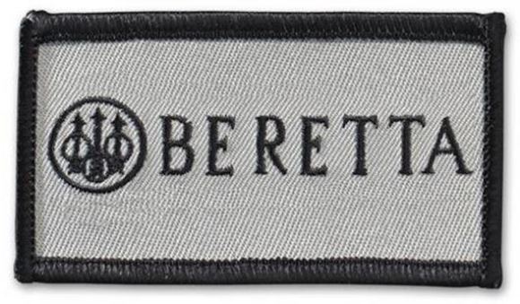 Picture of Beretta Caps - Velcro Tactical Patch, Beretta Logo, Silver w/Black