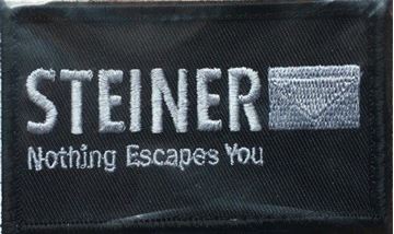 Picture of Beretta Caps - Velcro Tactical Patch, Steiner, Silver w/Black