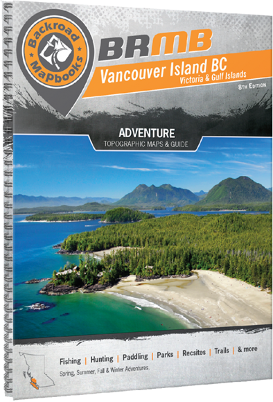 Picture of Backroad Mapbooks, Backroad Mapbook - British Columbia, Vancouver Island, Victoria & Gulf Islands BC, Western Canada, 8th Edition 2017