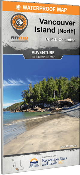 Picture of Backroad Mapbooks, Adventure Map - British Columbia, Vancouver Island North, 1st Edition 2017