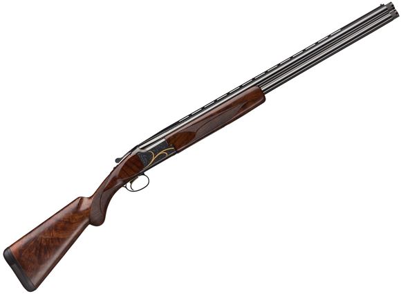 Picture of Browning Citori Gran Lightning Over/Under Shotgun - 12Ga, 3", 28", Vented Rib, High Polished Blued, Relief Engraved Steel Receiver, Grade V/VI Satin Walnut Stock, Ivory Bead Front Sight, Invector-Plus Midas Extended (F,M,IC)