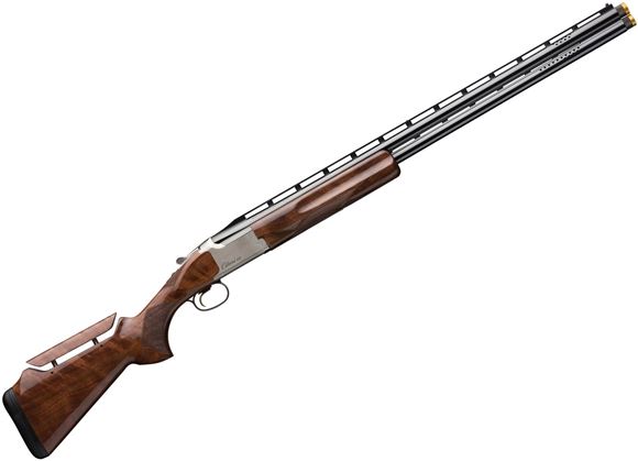 Picture of Browning Citori CXT White Adj. Over/Under Shotgun - 12Ga, 3", 32", Wide Floating Rib, Polished Blued, Grade II Black Walnut Monte Carlo Stock, Adjustable Comb, Silver Nitride Receiver, Ivory Bead Front & Mid-Bead Sights, Invector-Plus Midas Extended (F,M