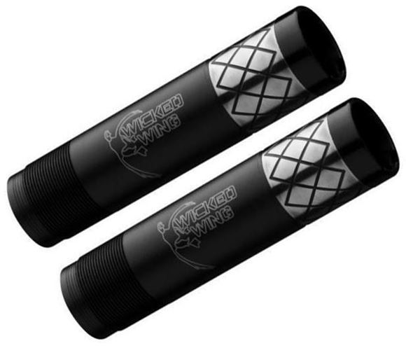 Picture of Browning Shooting Accessories, Choke Tubes - Wicked Wing, Extended, Invector-Plus, 12Ga, Close Range & Long Range, Black Oxide 17-4 Stainless Steel, 2 Pack