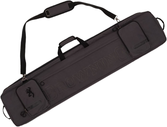 Picture of Browning Rifle Case - Range Pro Rectangle, Charcoal, 50", Heavy Duty Rip-Stop Fabric Shell, Brushed Tricot Lining