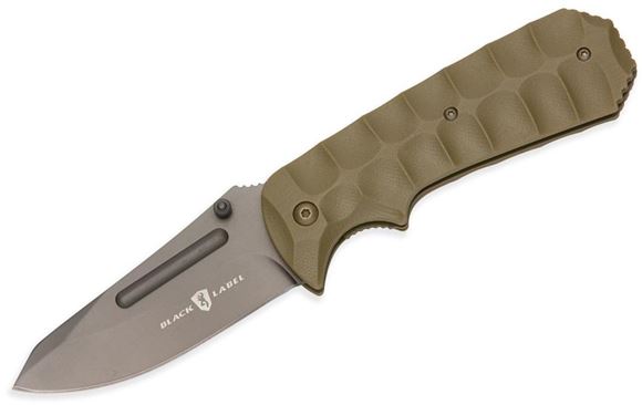 Picture of Browning Knives - Black Label Unleashed Assisted Open, Titanium Coated Stainless Steel Blade, Coyote Tan G-10 Handle