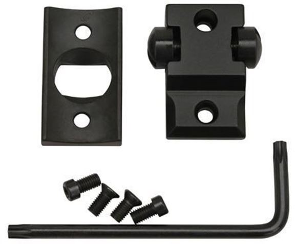 Picture of Burris Mounting Systems, Mounts & Bases, Trumount Universal Bases - TU-110 (Savage Short/Long Flat Rear), 2-Pieces, Solid Steel, Matte