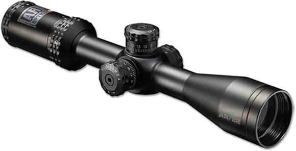 Picture of Bushnell AR Optics Hunting/Tactical Rimfire Riflescopes - 2-7x36mm, 1", Matte, Drop Zone-22 LR BDC, Tactical Target Style Turrets, .1 Mil Click Value, Side Parallax Adjustment, Fully Multi-Coated, Waterproof/Fogproof/Shockproof
