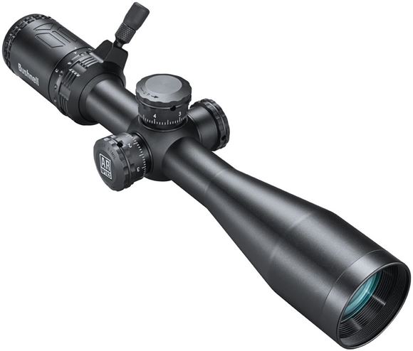 Picture of Bushnell AR Optics Riflescopes - 4.5-18x40mm, 1", Matte Black, WindHold MIL Reticle, Tactical Target Style Turrets, .1 Mil Click Value, Side Parallax Focus, Fully Multi-Coated, Waterproof/Fogproof/Shotckproof