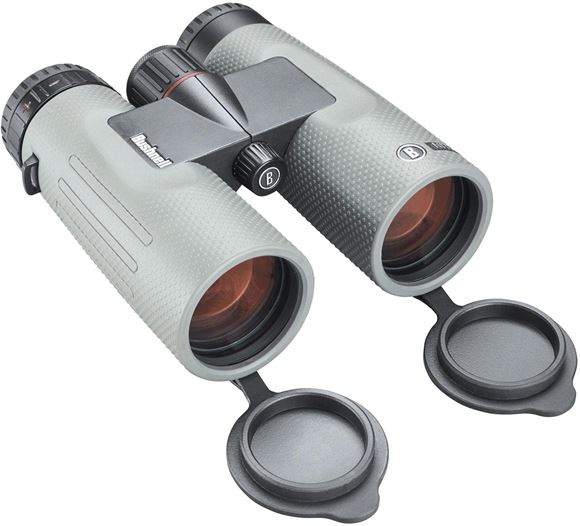 Picture of Bushnell Binoculars, Nitro - 10x42mm, PC-3 Phase Coated Roof Prism, Waterproof/Fogproof, EXO Barrier, ED Prime Glass, Fully Multi Coated, Grey