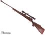 Picture of Used Mauser Custom 30-06, 24'' Barrel w/Sights, Walnut Stock Cracked At Tang, Low Pro Safety, Burris 3-9x40 Scope, Good Condition