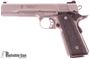 Picture of Used Smith & Wesson SW1911 Pro Series Semi-Auto 9mm, 5" Barrel, Stainless, Trijicon Sights, Hogue G10 Grips, Magwell, With 2 Mags & Original Case, Very Good Condition