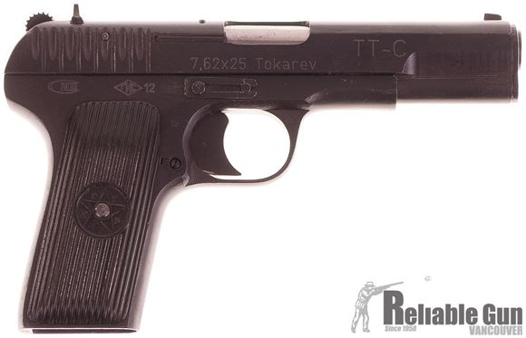 Picture of Used Tokarev TT-33 Semi-Auto 7.62x25 Semi Auto Pistol - 1942 Izhevsk, w/ UN Export Markings, 2 Mags & Locking Hard Case, (Inc. x1 Snap Cap, x1 Cleaning Rod, Trigger Lock, Good Condition