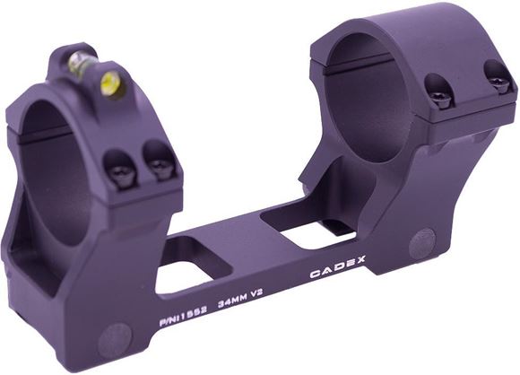 Picture of Cadex Defence Rifle Accessories - One Piece Scope Mount, 34mm, With Bubble Level