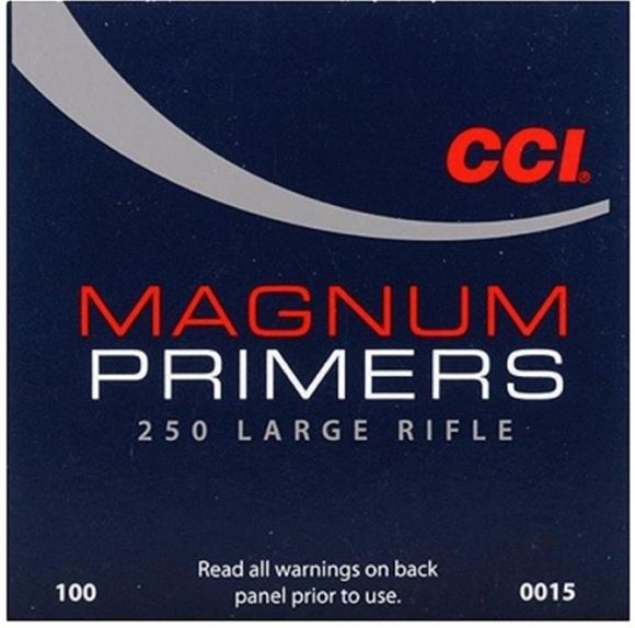 Picture of CCI Primers, Magnum Rifle Primers - No. 250, Magnum Large Rifle Primers, 1000ct Brick