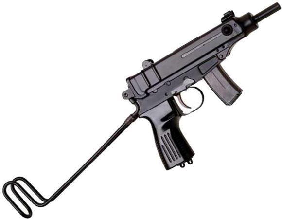 Picture of Czech Small Arms (CSA) Sa vz. 61 Skorpion Carbine Semi-Auto Rifle - 7.65mm Browning (32 ACP), 4.5", Blued, Folding Stock, 1x5/10rds & 2x5/20rds