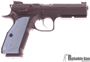 Picture of CZ Shadow 2 Optic Ready Black/Blue Semi Auto DA/SA Pistol - 9mm Luger, 120mm Barrel, Adjustable Sights, 3x10rds, Black w/ Blue Grips