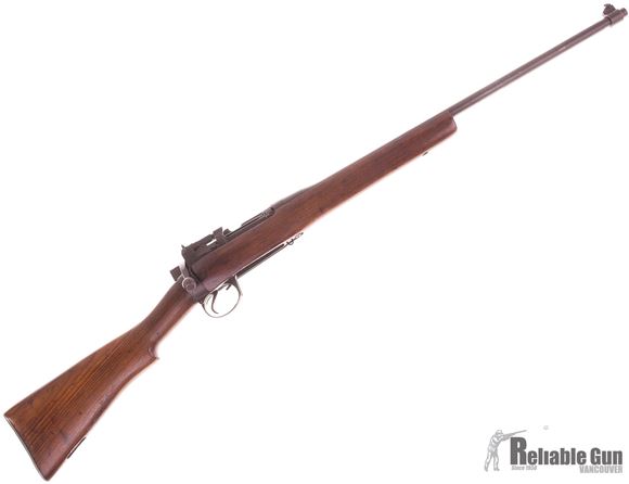 Picture of Used Lee Enfield No4 MK1 Sporter Bolt Action Rifle, 303 British, 24'' Barrel With Sight, Sporterized Wood Stock, 1 Magazine, Good Condition
