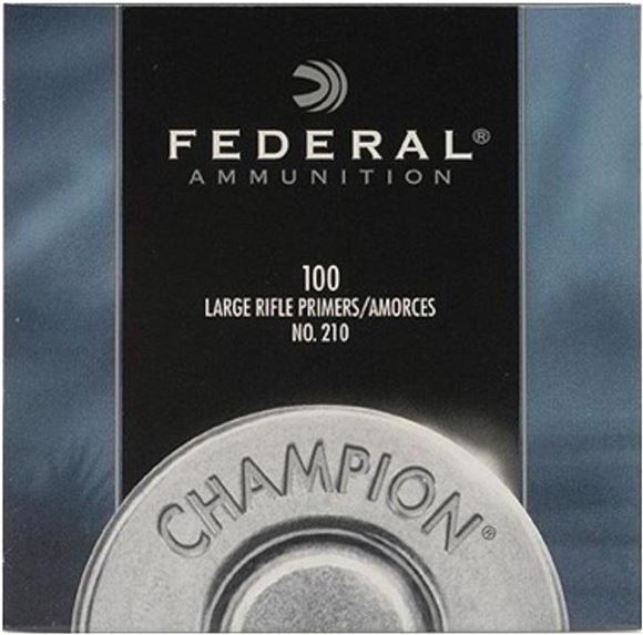 Picture of Federal Components, Champion Centerfire Primers - #210, Large Rifle Primers, 5000ct Case