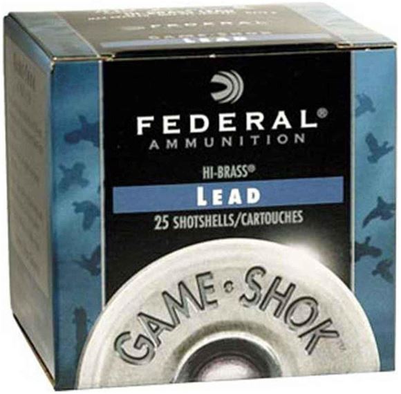 Picture of Federal Game-Shok Upland Hi-Brass Load Shotgun Ammo - .410", 3", Max, 11/16oz, #6, 250rds Case, 1135fps