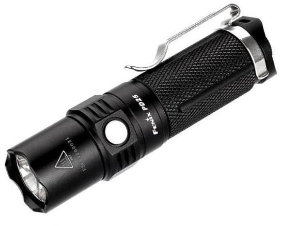 Picture of Fenix Flashlight, PD Series - PD25, Cree XP-L (V5), 550 Lumen, Black, 47g, Bonus 16340 Battery