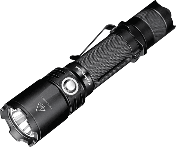 Picture of Fenix Flashlight, TK Rechargeable Series - TK20R, Cree XP-L HI V3, 1000 Lumen, 18650 or 2 CR123A, Black, 141g