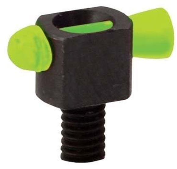 Picture of HiViz Shotgun Sights, Screw Attach Sights - Spark II Fiber Optic Replacement Front Sight, 0.110", Green, w/5 Threaded Studs (6/48,3/56,5/40,3mmx.5,3mmx.6), Fits Most Shotguns w/Removable Front Bead