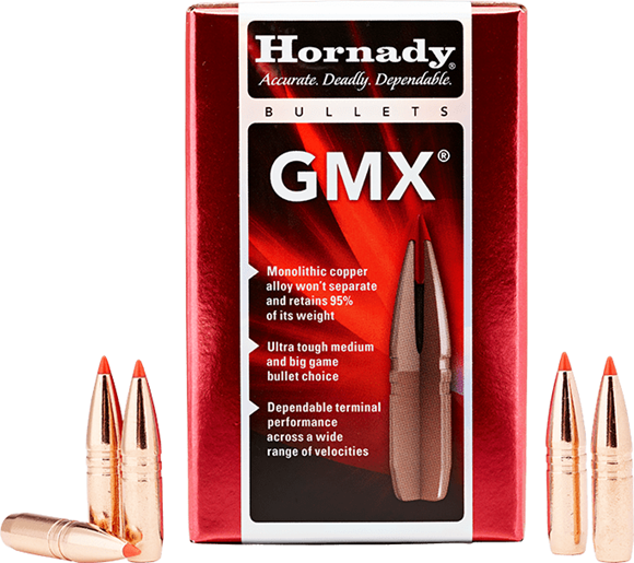 Picture of Hornady Rifle Bullets, GMX - 30 Caliber (.308"), 165Gr, GMX, 50ct Box