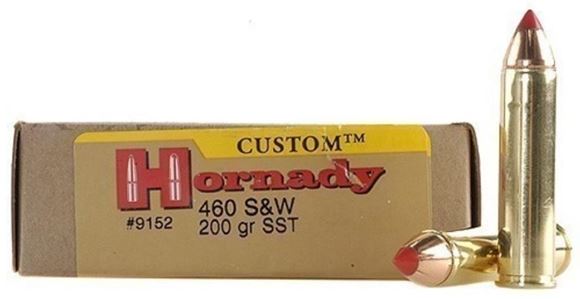 Picture of Hornady Custom Handgun Ammo - 460 S&W, 200Gr, FTX, 20rds Box