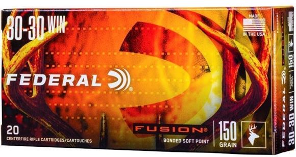 Picture of Federal Fusion Rifle Ammo - 30-30 Win, 150Gr, Fusion, 20rds Box